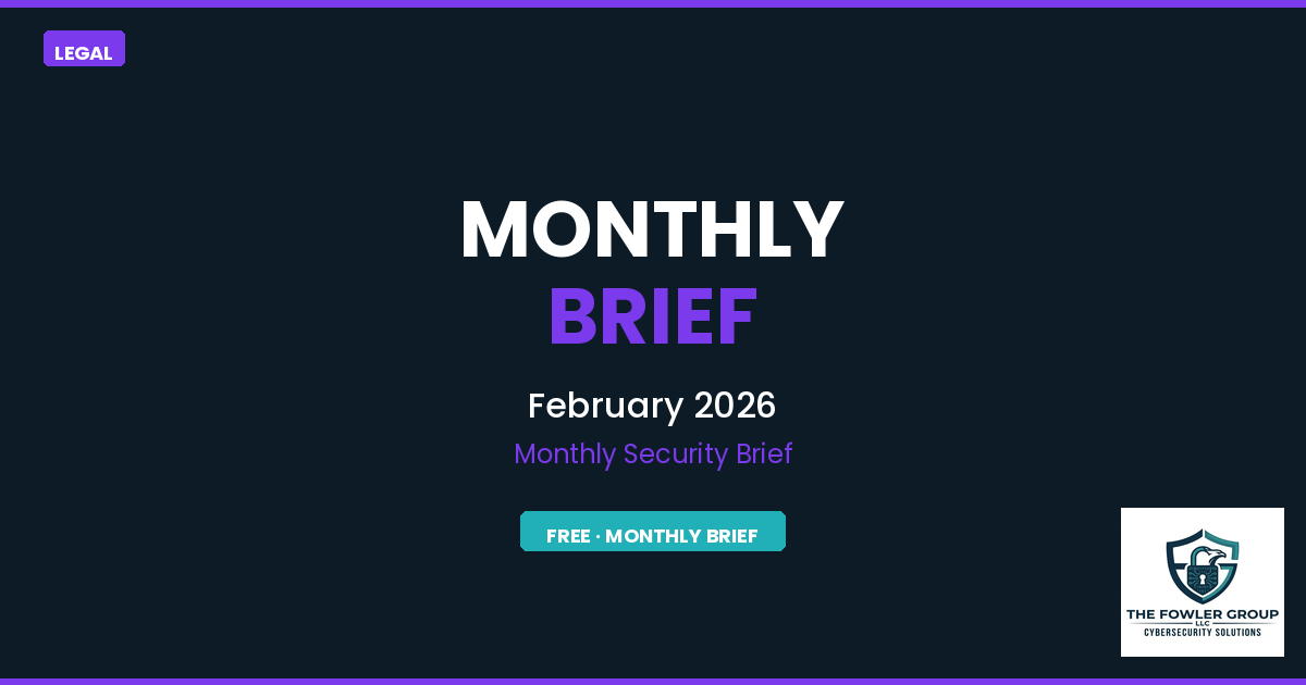 Legal Sector Monthly Cybersecurity Brief - February 2026